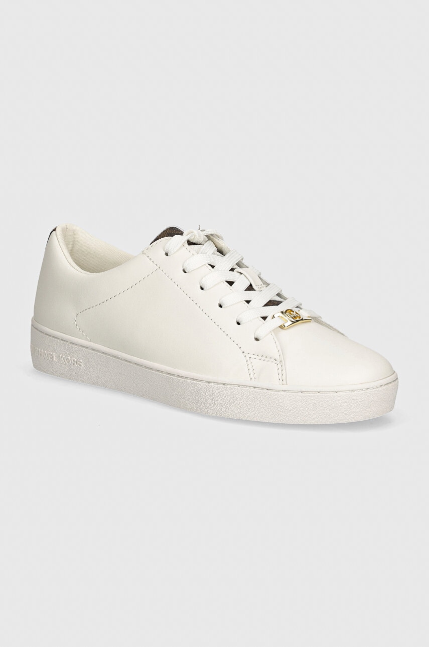 

Кожени маратонки MICHAEL Michael Kors Keaton в бяло 43R4KTFS2L, Бял