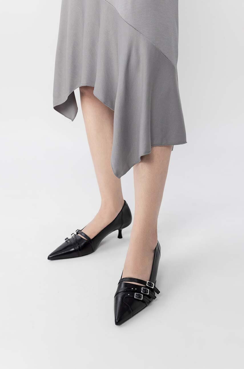 Δερμάτινες γόβες Vagabond Shoemakers LYKKE χρώμα: μαύρο, 5714.101.20 φωτογραφία