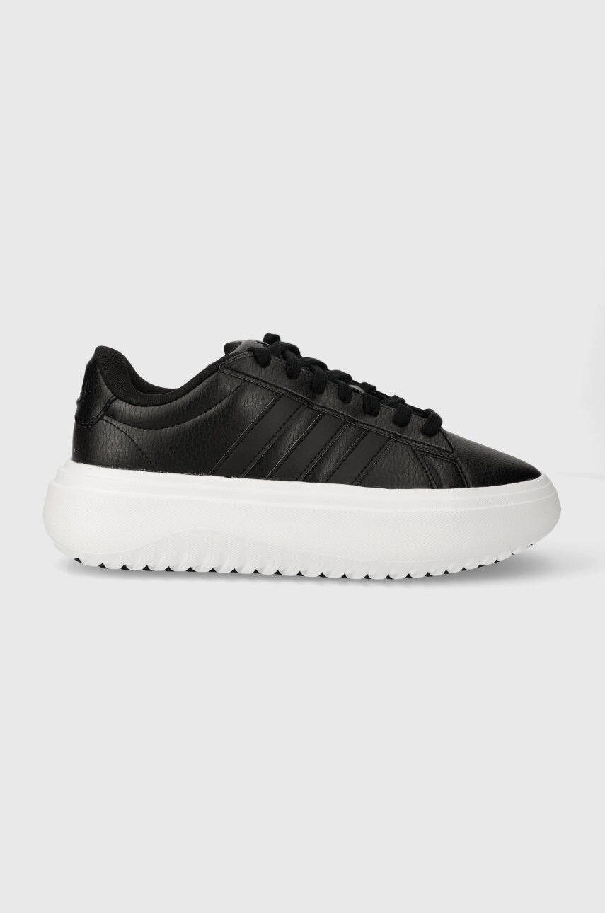 adidas sneakers GRAND COURT culoarea negru