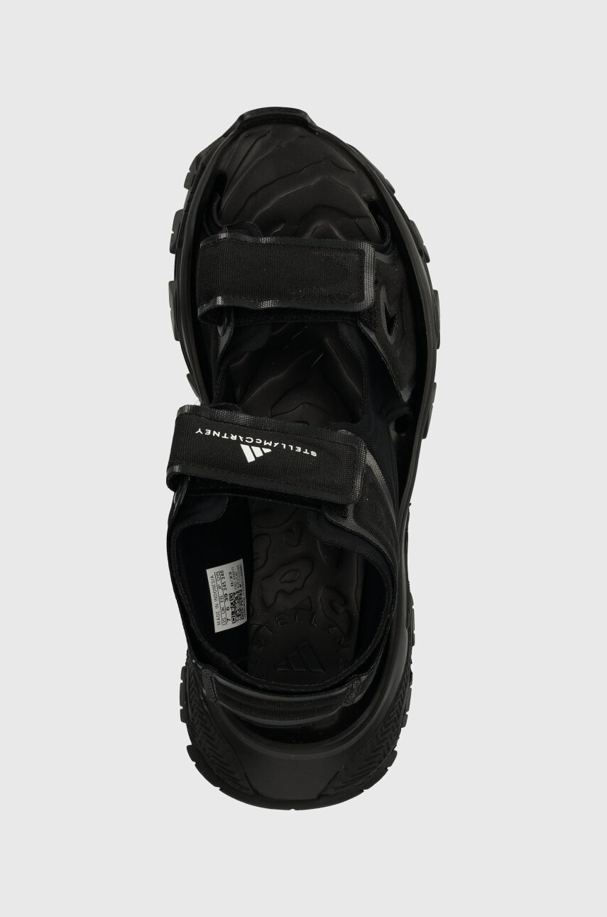 Πέδιλα adidas by Stella McCartney Hika χρώμα: μαύρο, IE3540 φωτογραφία