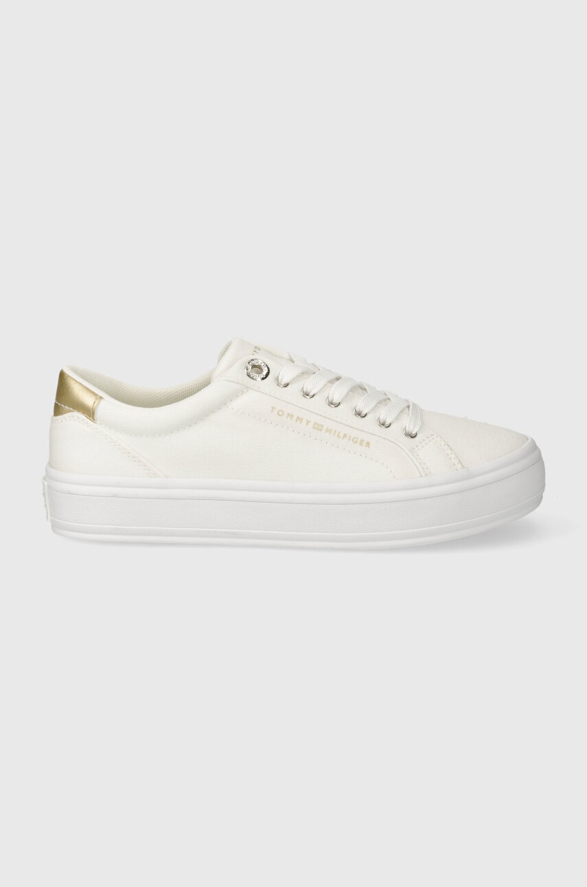 

Ниски кецове Tommy Hilfiger ESSENTIAL VULC CANVAS SNEAKER в бяло FW0FW07682, Бял
