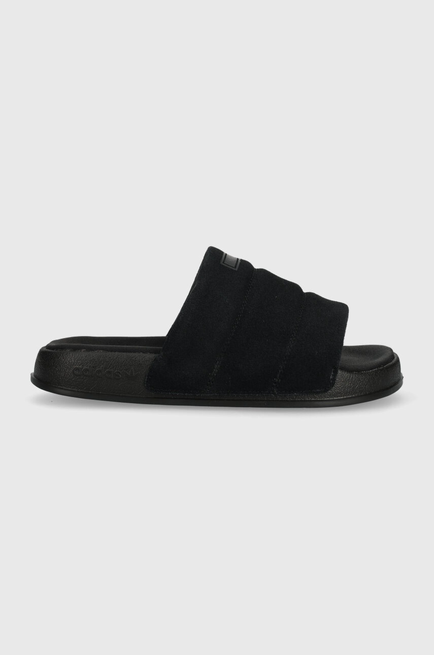 adidas Originals papuci Adilette Essential femei, culoarea negru, IF3576