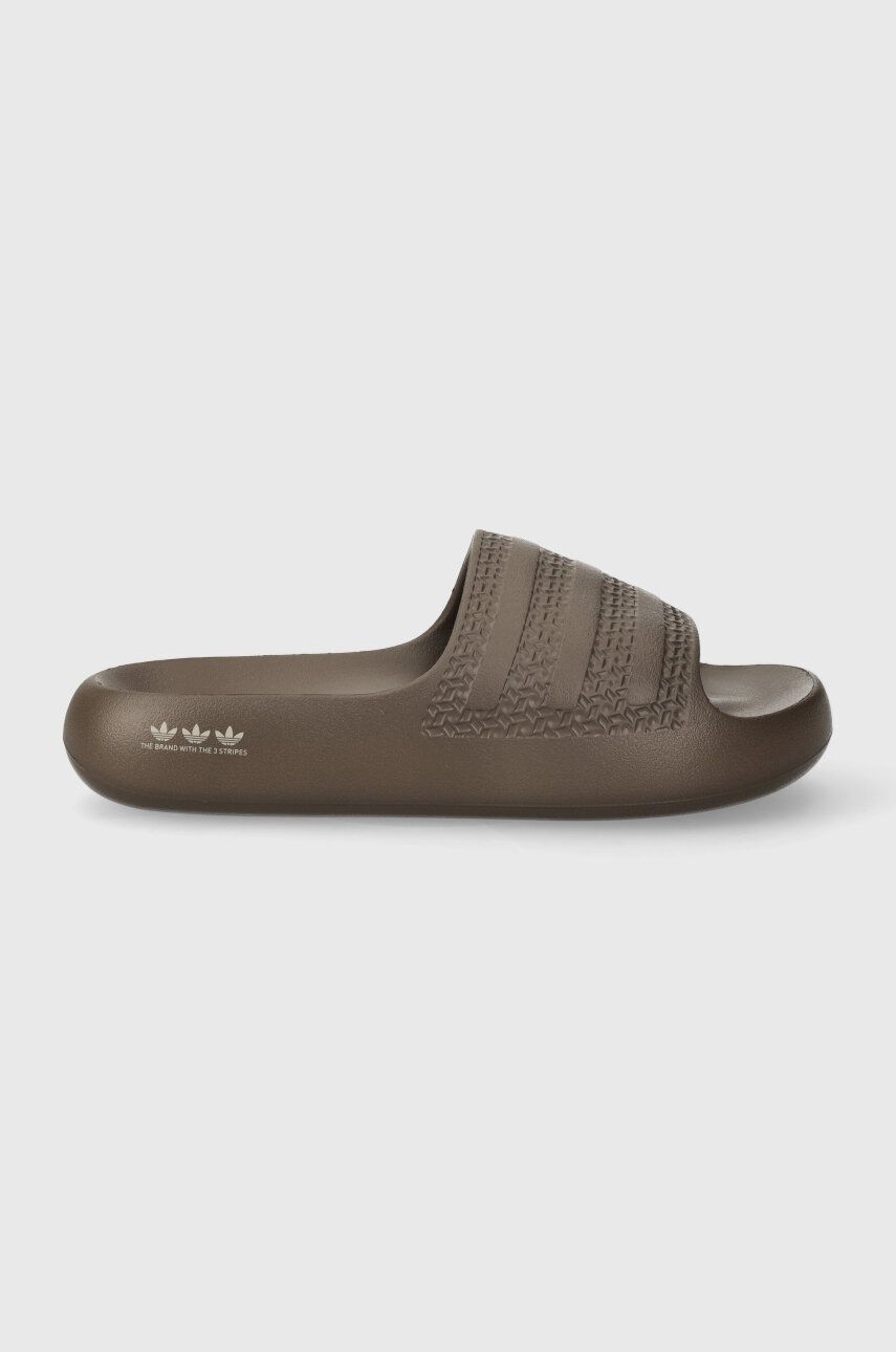 adidas Originals sneakers Adilette Ayoon culoarea gri, cu platforma, IF7617