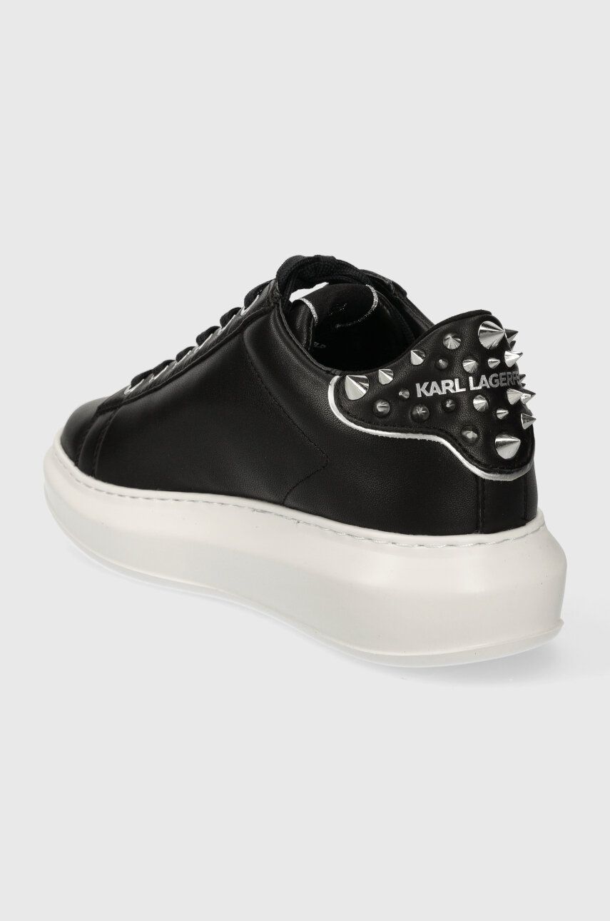 Karl Lagerfeld Sneakers Din Piele KAPRI Culoarea Negru, KL62529N