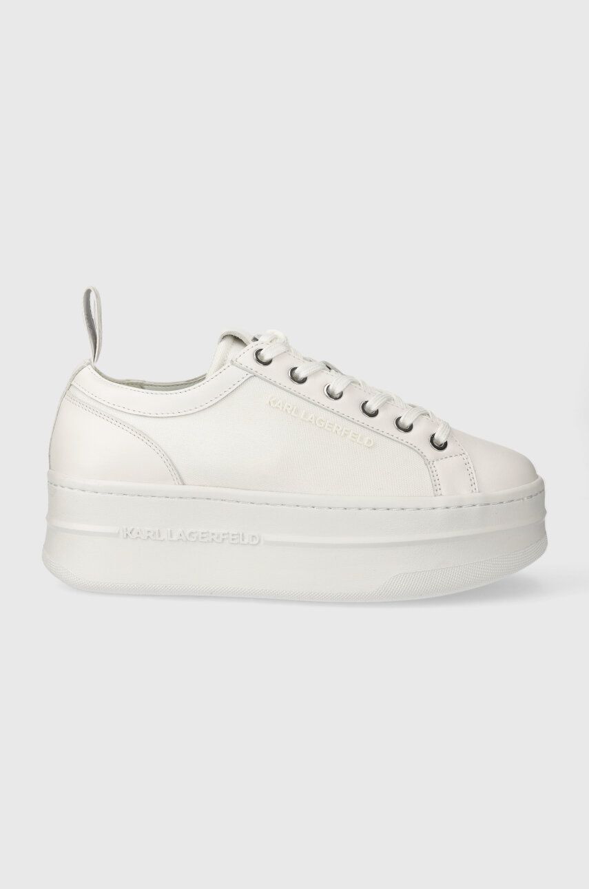 Levně Sneakers boty Karl Lagerfeld KOBO III bílá barva, KL65019