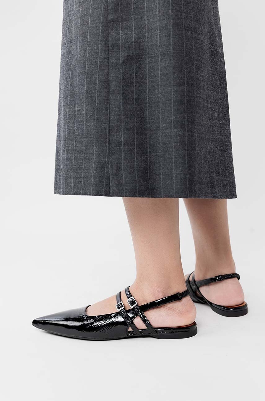 Δερμάτινες μπαλαρίνες Vagabond Shoemakers HERMINE χρώμα: μαύρο φωτογραφία