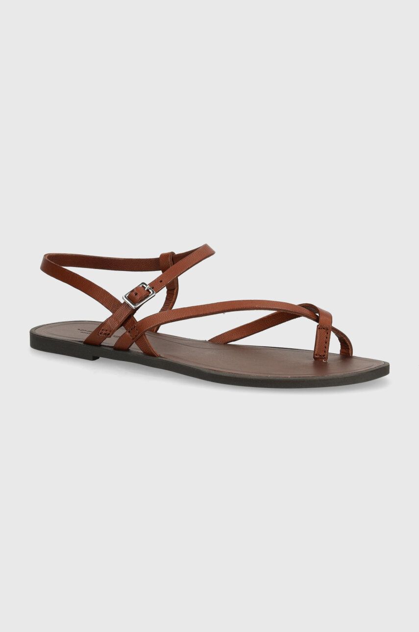Vagabond Shoemakers sandale de piele TIA 2.0 femei, culoarea maro, 5531-401-27