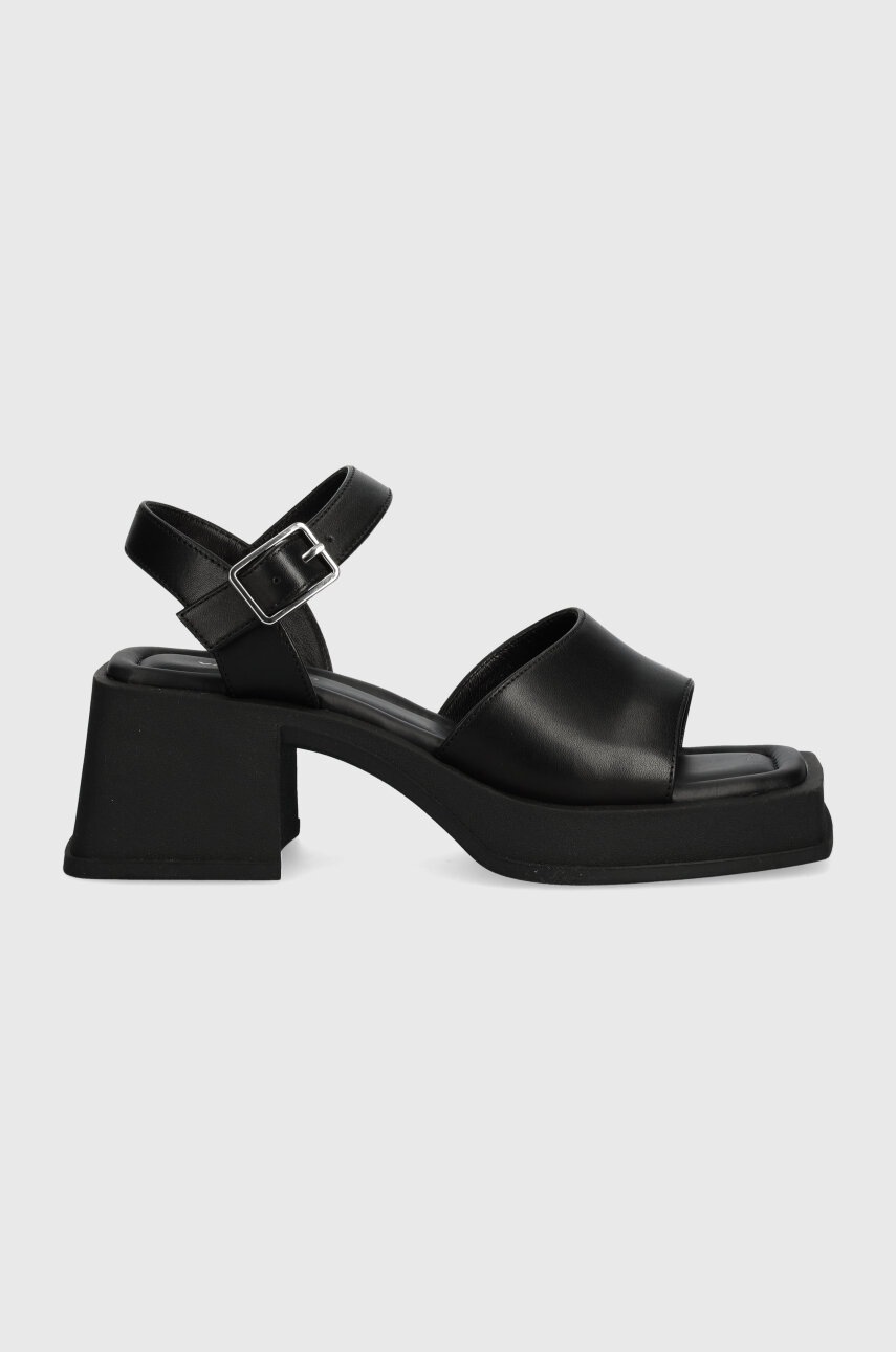 Δερμάτινα σανδάλια Vagabond Shoemakers HENNIE χρώμα: μαύρο φωτογραφία