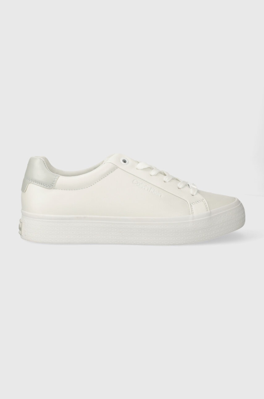 

Маратонки Calvin Klein VULC LACE UP - NANO FOX в бяло HW0HW01066, Бял