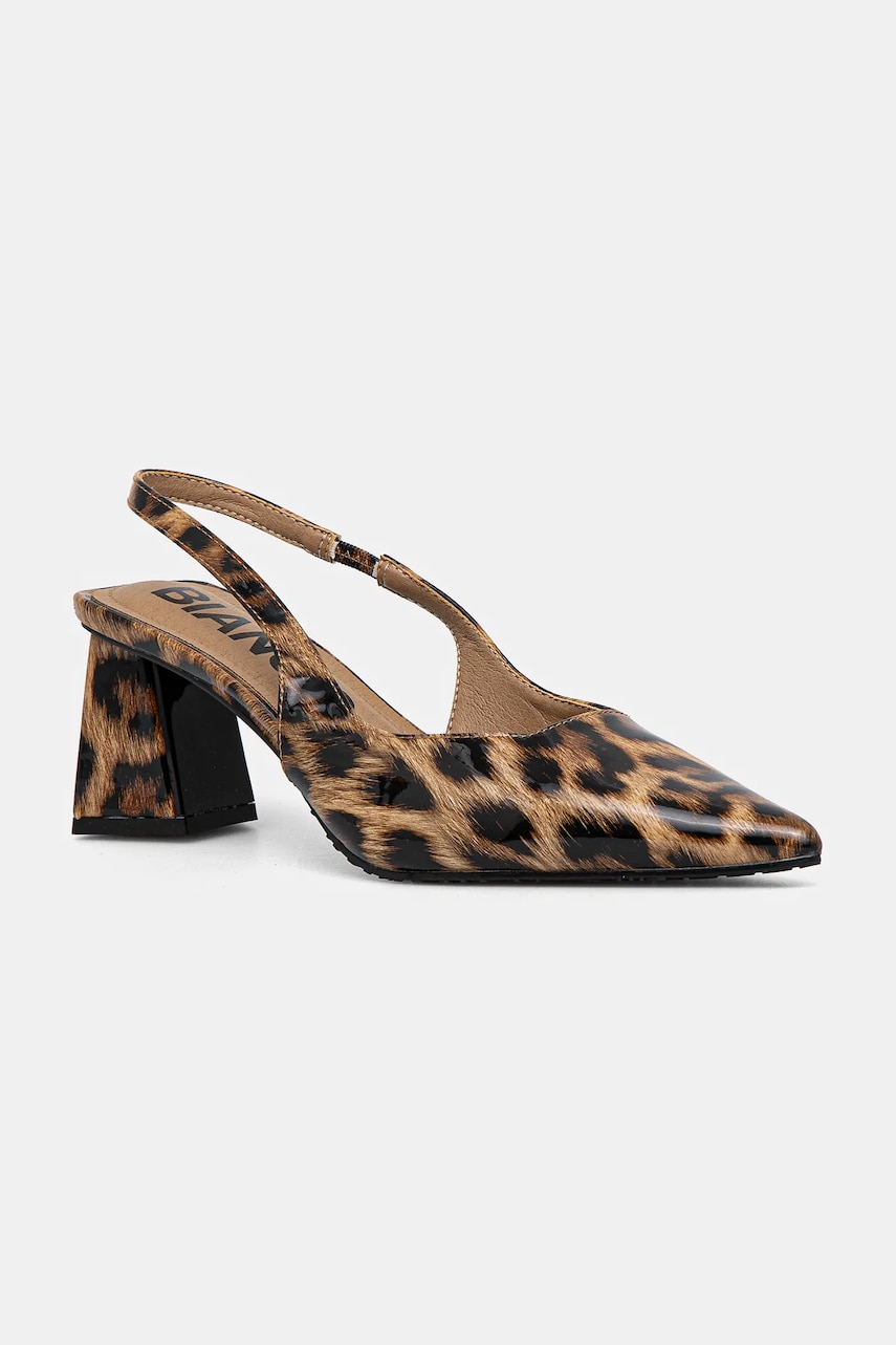 Bianco pumps BIAMARALYN culoarea bej, cu toc drept, cu toc deschis, 11240941 Bianco pumps BIAMARALYN culoarea bej, cu toc drept, cu toc deschis, 11240941
