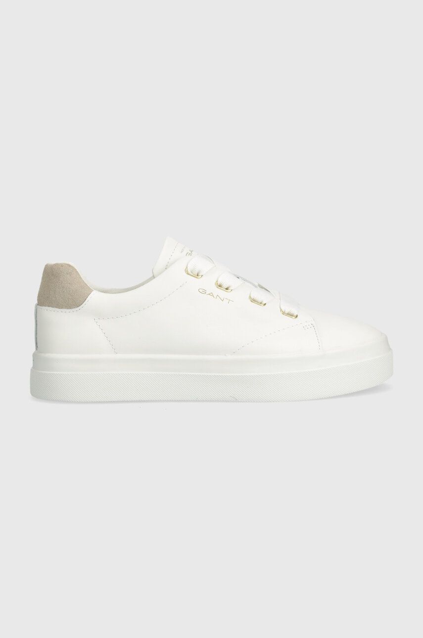 Levně Kožené sneakers boty Gant Avona bílá barva, 28531569.G29
