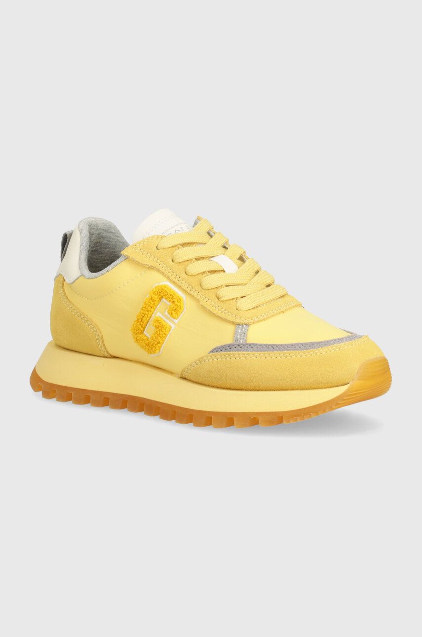 Gant sneakers Caffay culoarea galben, 28533473.G334