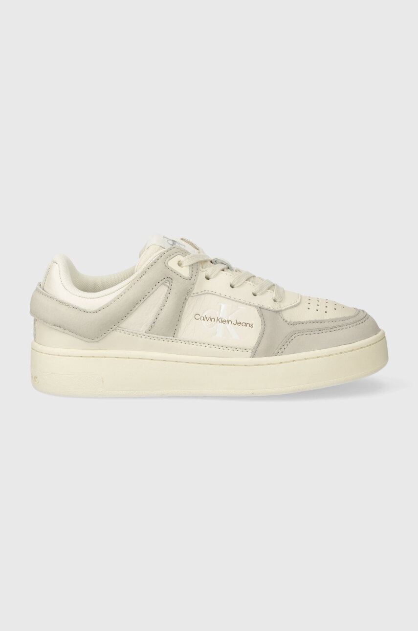 

Маратонки Calvin Klein Jeans BASKET CUPSOLE LOW MIX ML FAD в сиво YW0YW01301, Сив