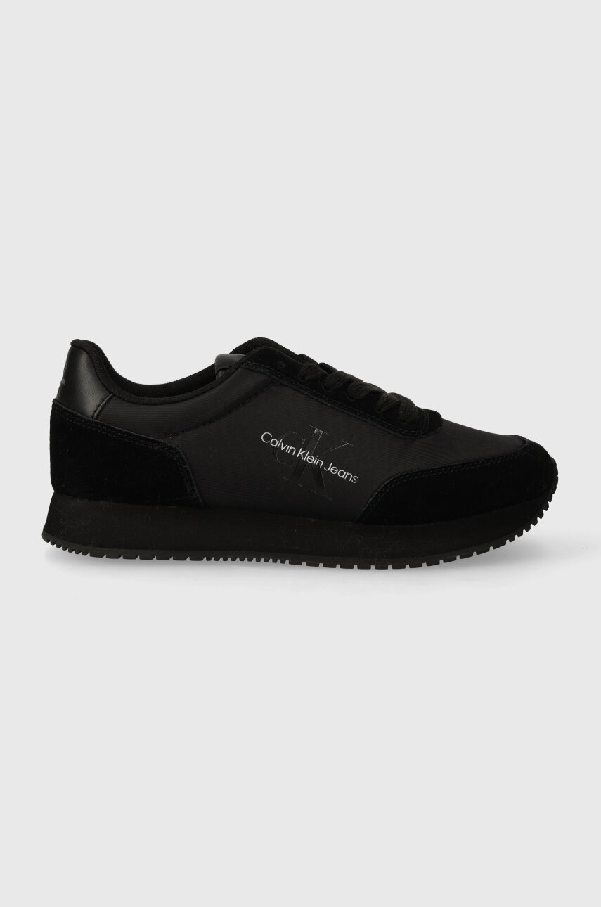

Маратонки Calvin Klein Jeans RETRO RUNNER LOW LACE NY ML в черно YW0YW01326, Черен