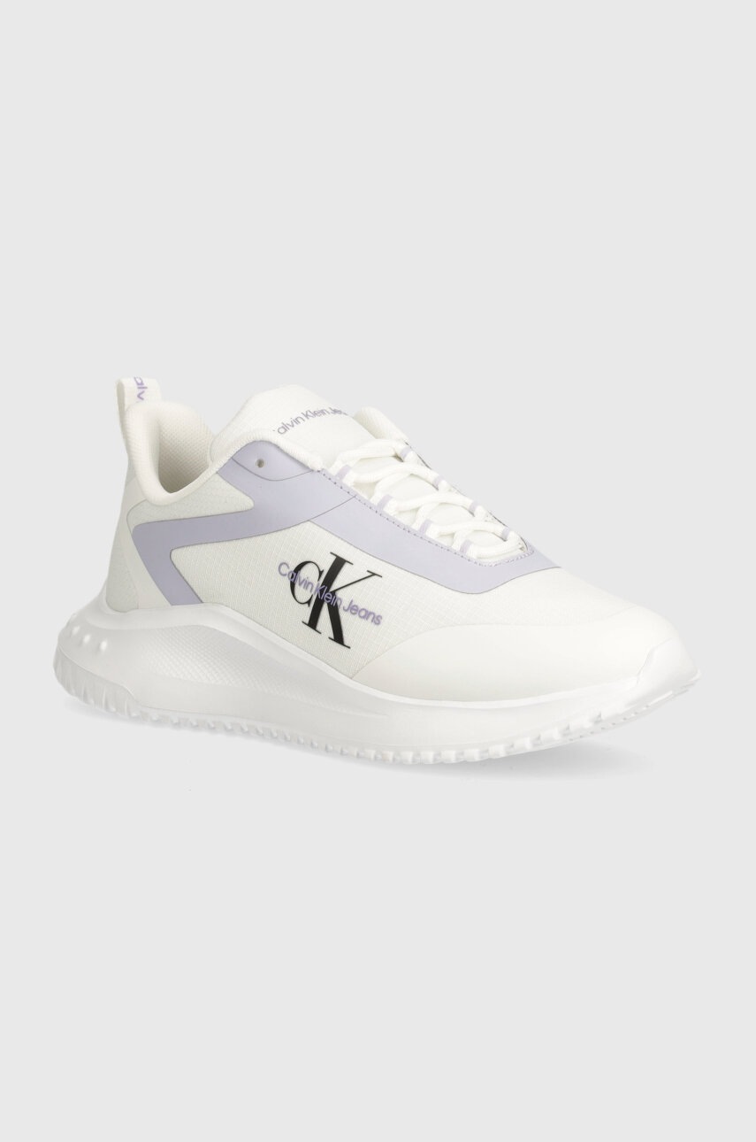 

Маратонки Calvin Klein Jeans EVA RUNNER LOW LACE MIX ML WN в черно YW0YW01442, Бял