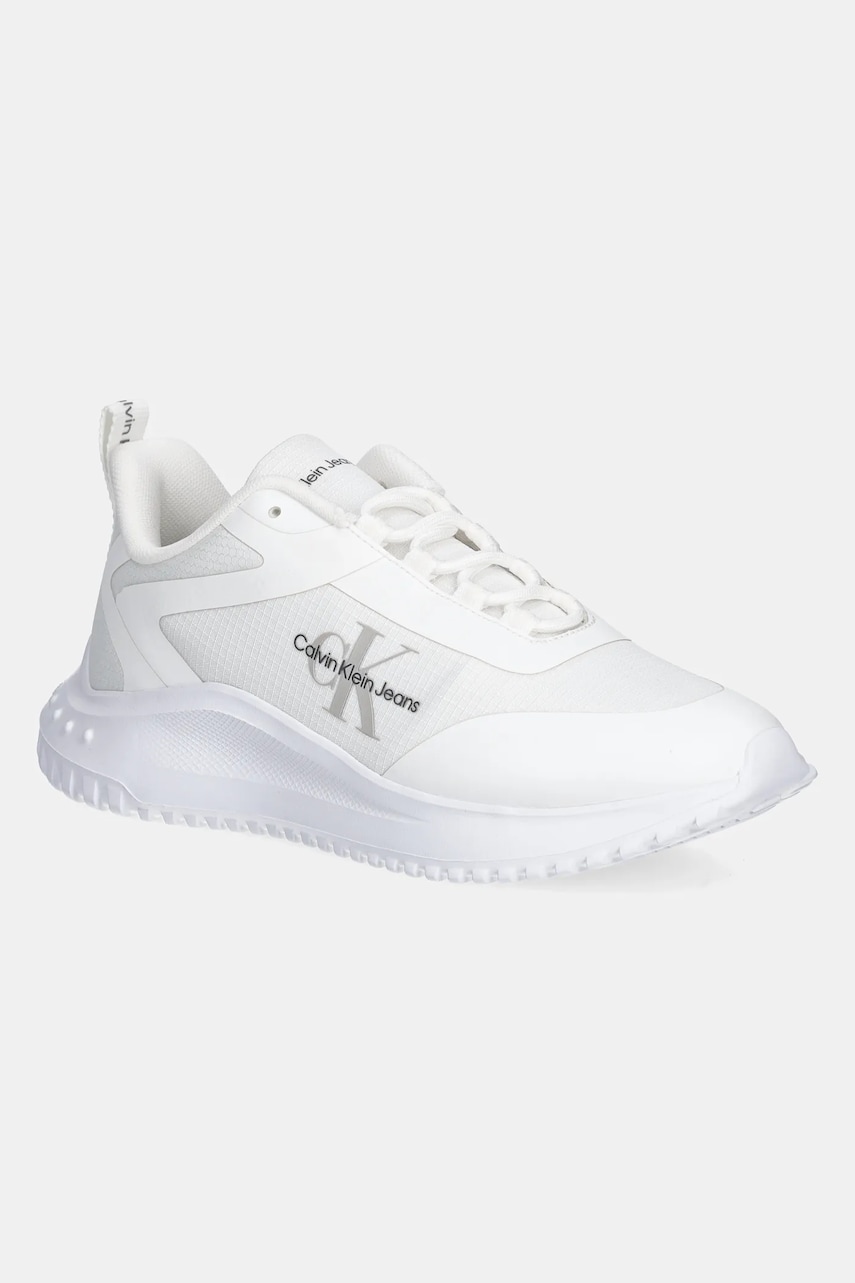 Levně Sneakers boty Calvin Klein Jeans EVA RUNNER LOW LACE MIX ML WN bílá barva, YW0YW01442