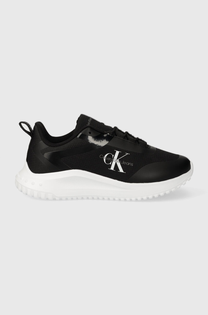 

Маратонки Calvin Klein Jeans EVA RUNNER LOW LACE MIX ML WN в черно YW0YW01442, Черен
