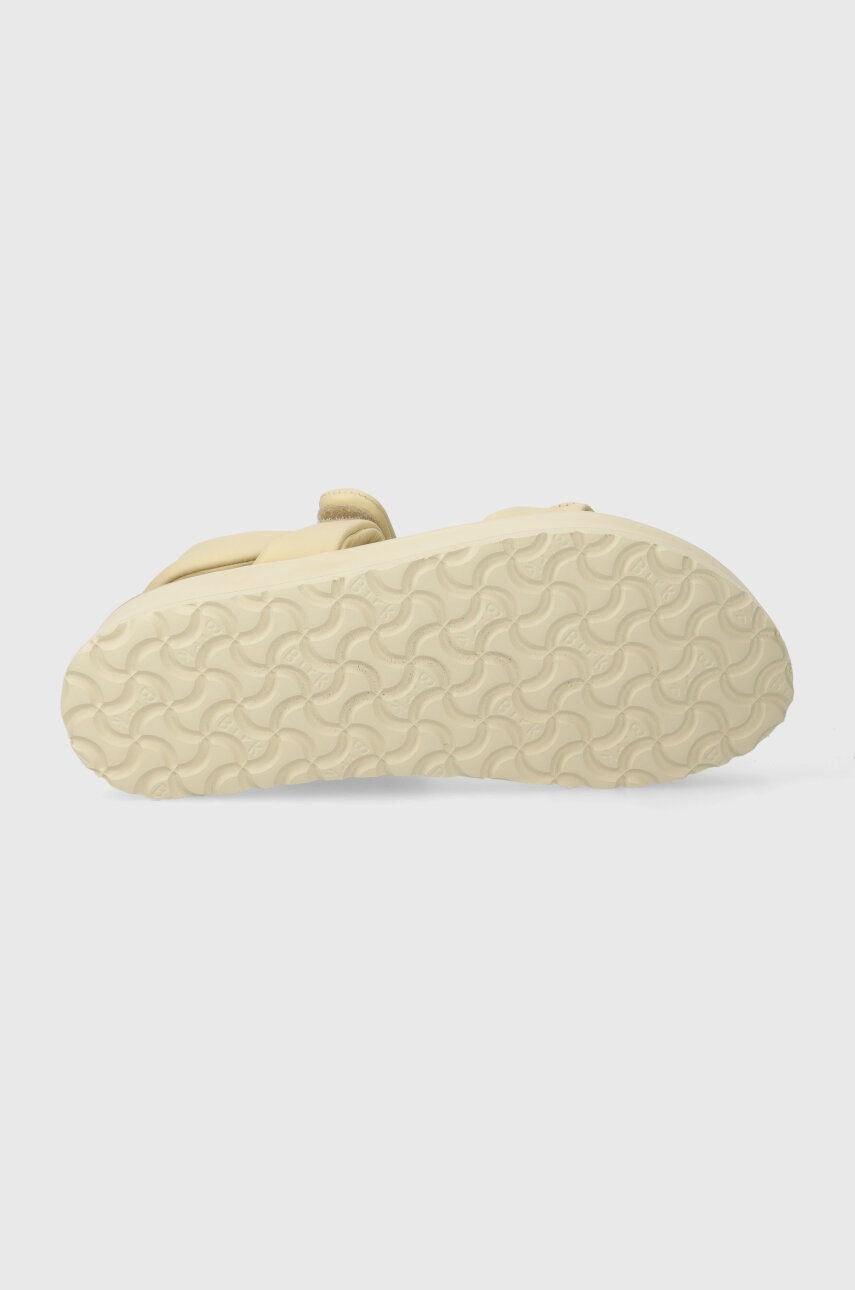 Шкіряні сандалі Birkenstock BIRKENSTOCK X PAPILLIO Theda жіночі колір бежевий на платформі 1026942 