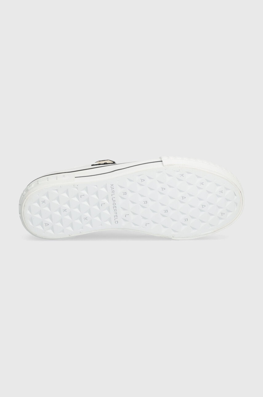 Πάνινα παπούτσια Karl Lagerfeld KAMPUS MAX NFT χρώμα: άσπρο, KL60424 φωτογραφία