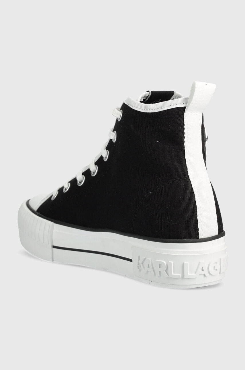 Karl Lagerfeld sportcipő KAMPUS MAX NFT fekete, női, KL60444 termék 2. képe