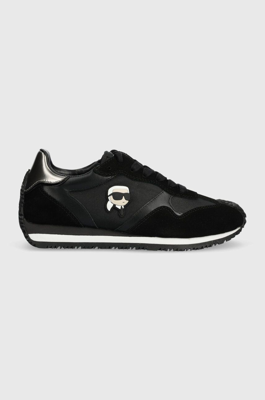 Levně Sneakers boty Karl Lagerfeld VELOCETTE černá barva, KL63930N