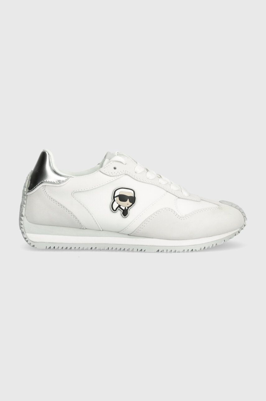 Levně Sneakers boty Karl Lagerfeld VELOCETTE bílá barva, KL63930N