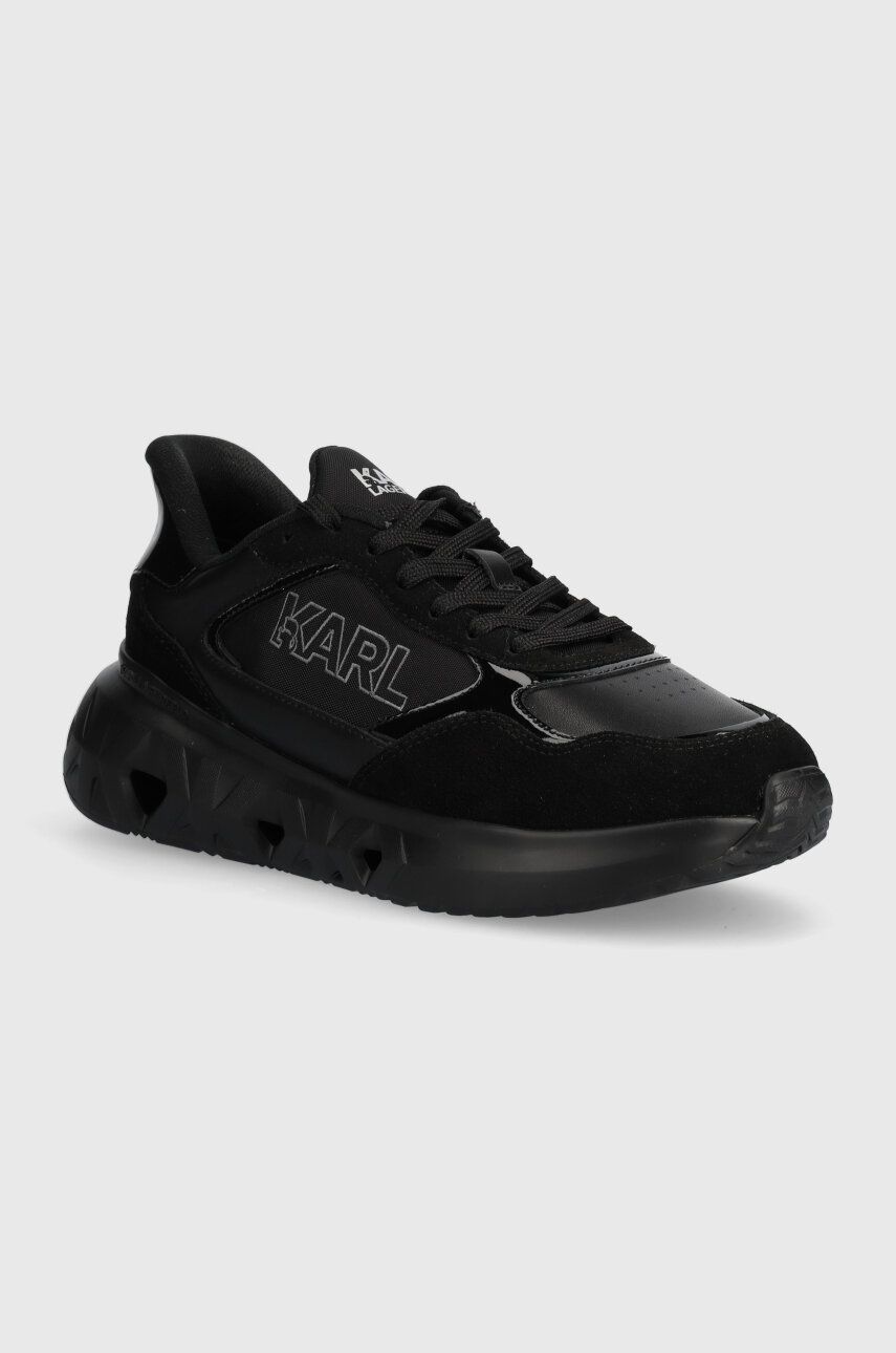 Levně Sneakers boty Karl Lagerfeld K/KITE RUN černá barva, KL64624
