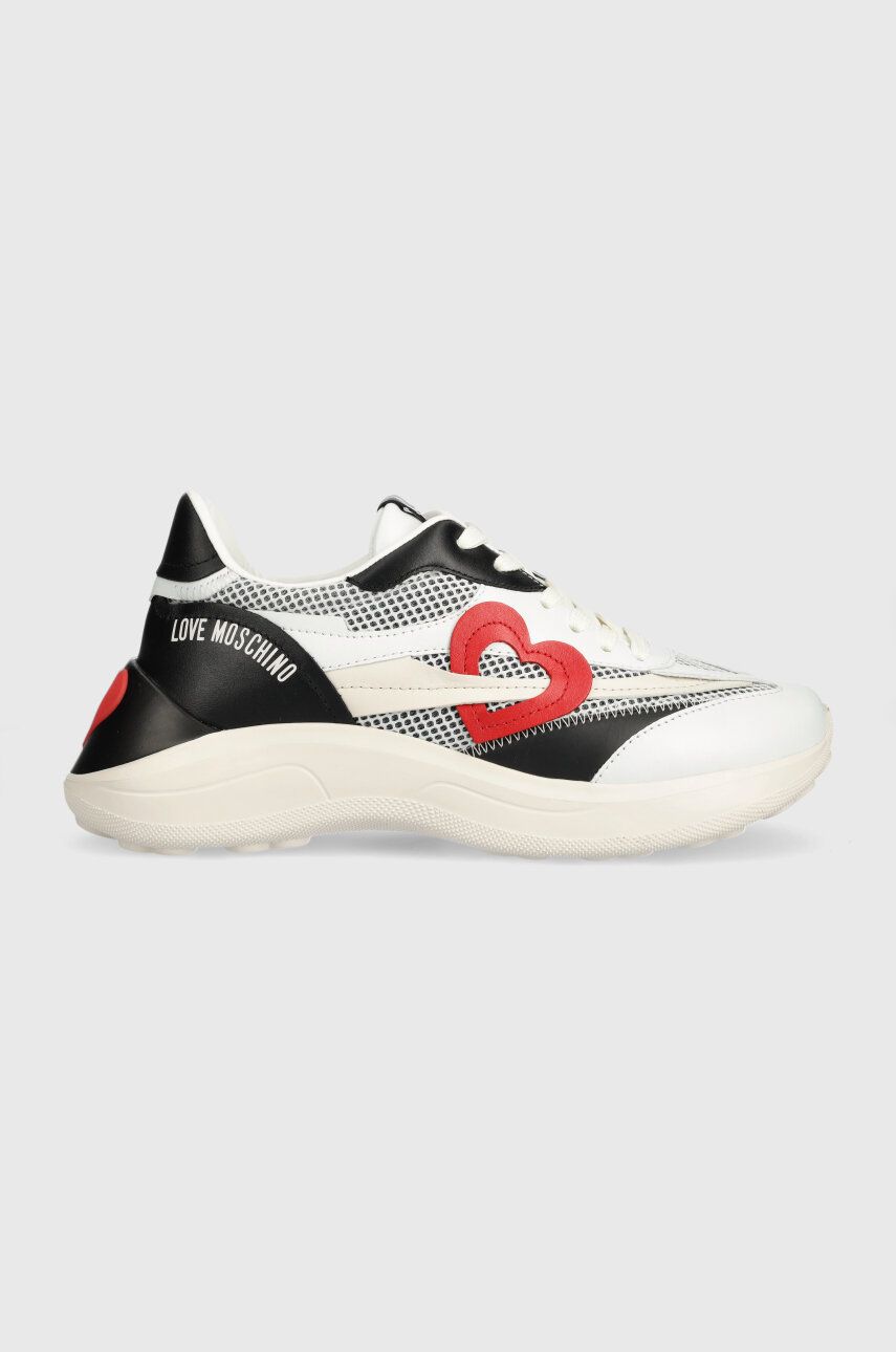 Love Moschino sneakers culoarea alb JA15366G1IIQA00A