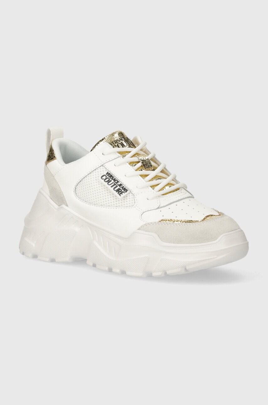 Versace Jeans Couture sneakers Speedtrack culoarea alb, 76VA3SC2 ZPA47 G03