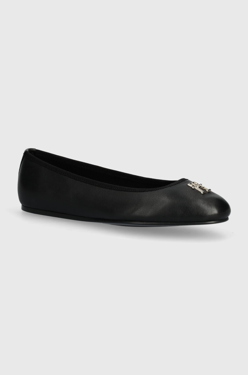 

Кожени балеринки Tommy Hilfiger TH LEATHER BALLERINA в черно FW0FW07712, Черен