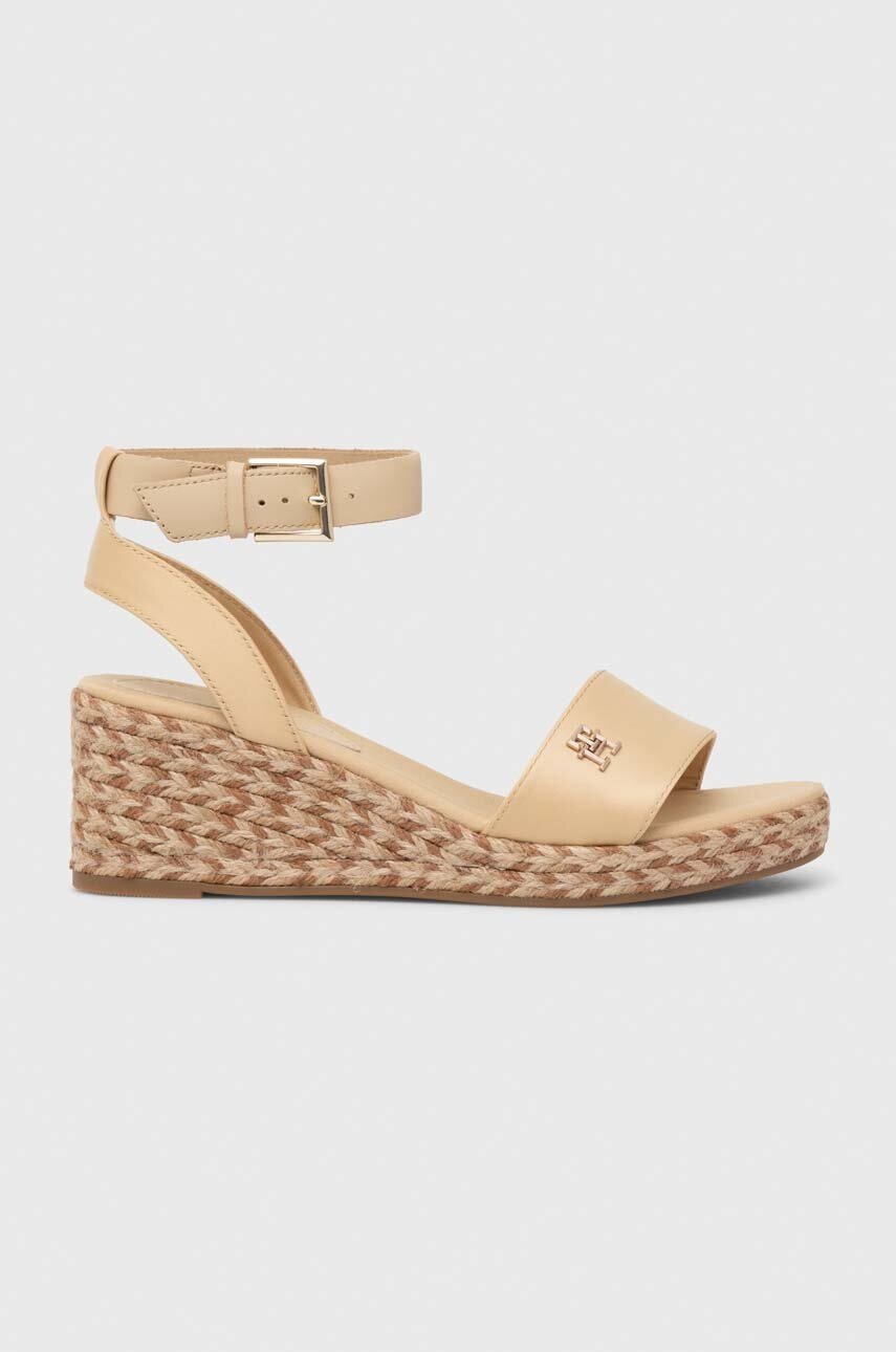 

Сандали Tommy Hilfiger COLORFUL WEDGE SATIN SANDAL в бежово FW0FW07913, Бежов