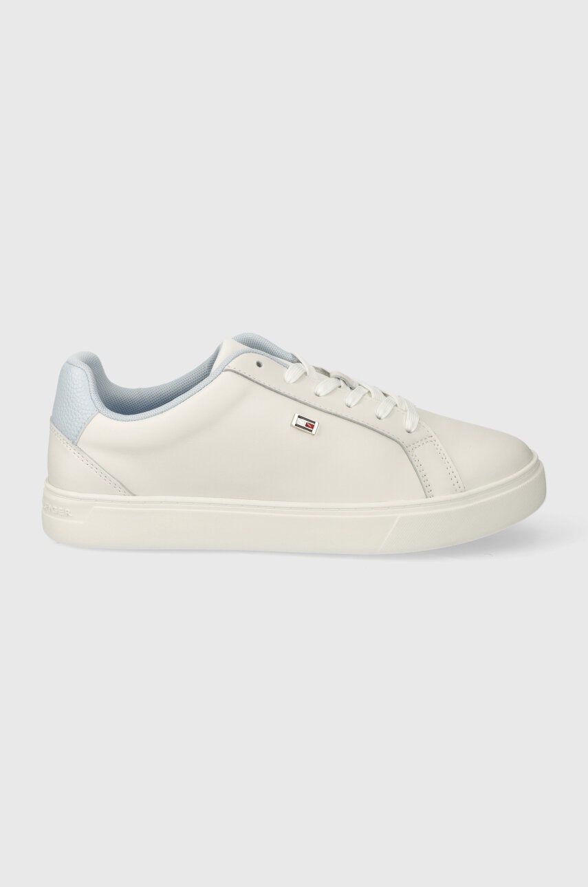

Кожени маратонки Tommy Hilfiger FLAG COURT SNEAKER в бежово FW0FW08072, Бял