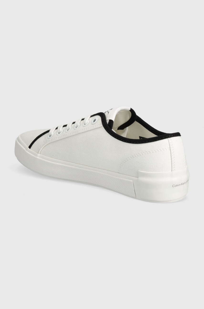 Кеди Calvin Klein Jeans SKATER VULCANIZED LOW CS ML MR жіночі колір білий YW0YW01453 