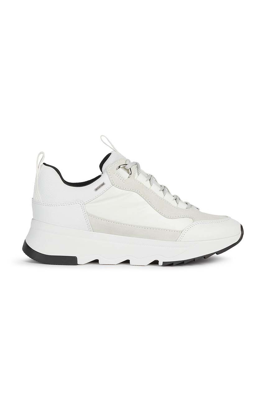 Sneakers boty Geox D FALENA B ABX C bílá barva, D26HXC04622C1352 - bílá - Svršek: Textilní materiál