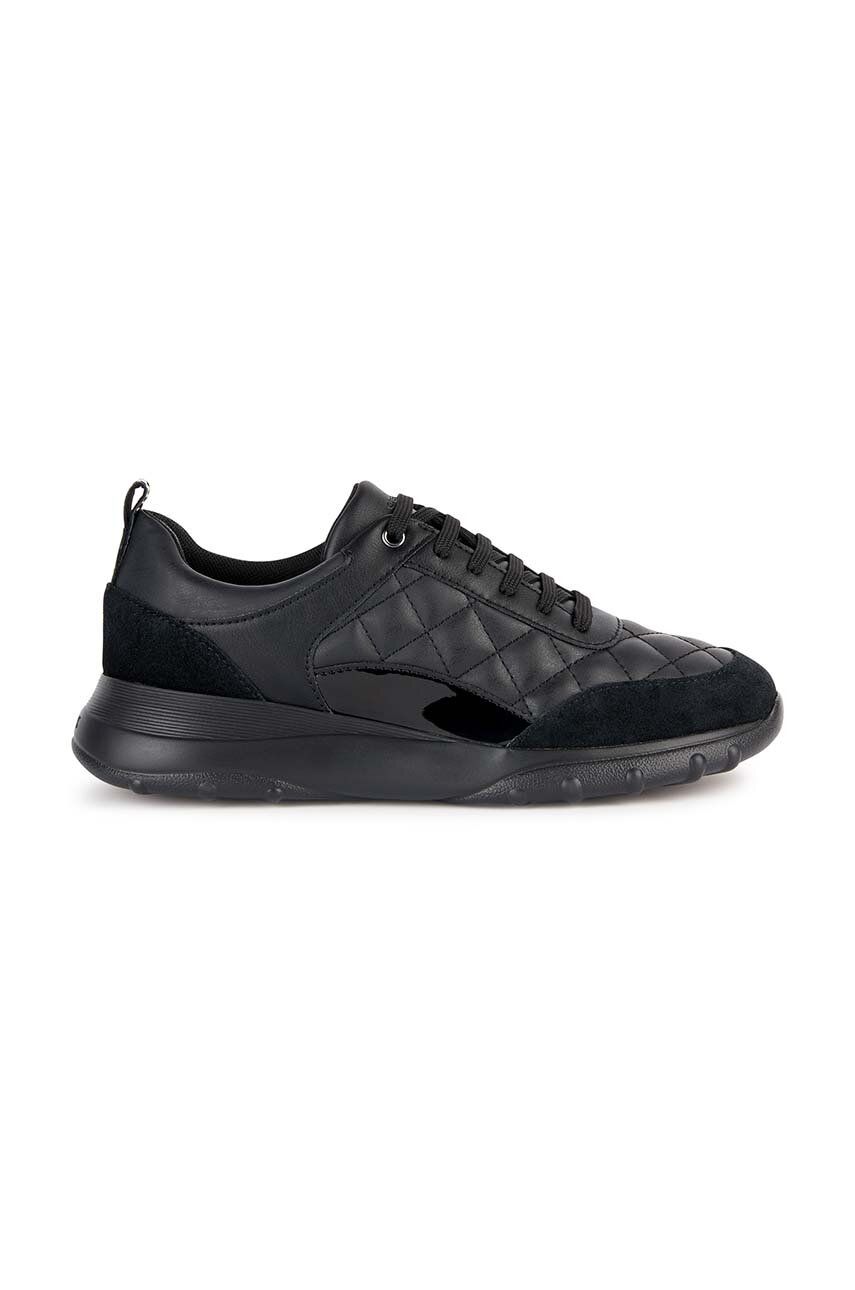 Sneakers boty Geox D ALLENIEE a černá barva, D36LPA0CD54C9999 - černá - Svršek: Umělá hmota
