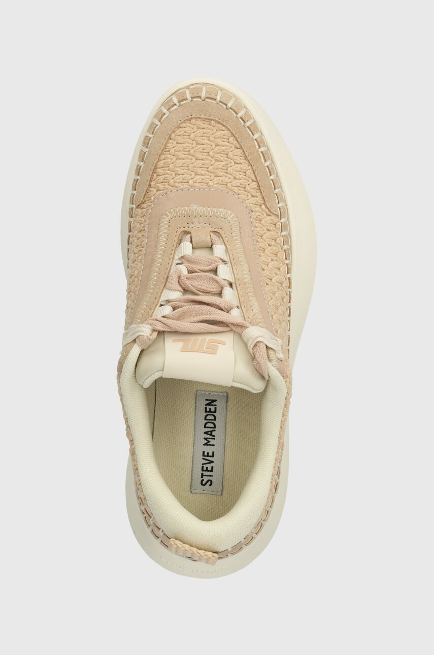 Αθλητικά Steve Madden Doubletake χρώμα: μπεζ, SM11002798 φωτογραφία