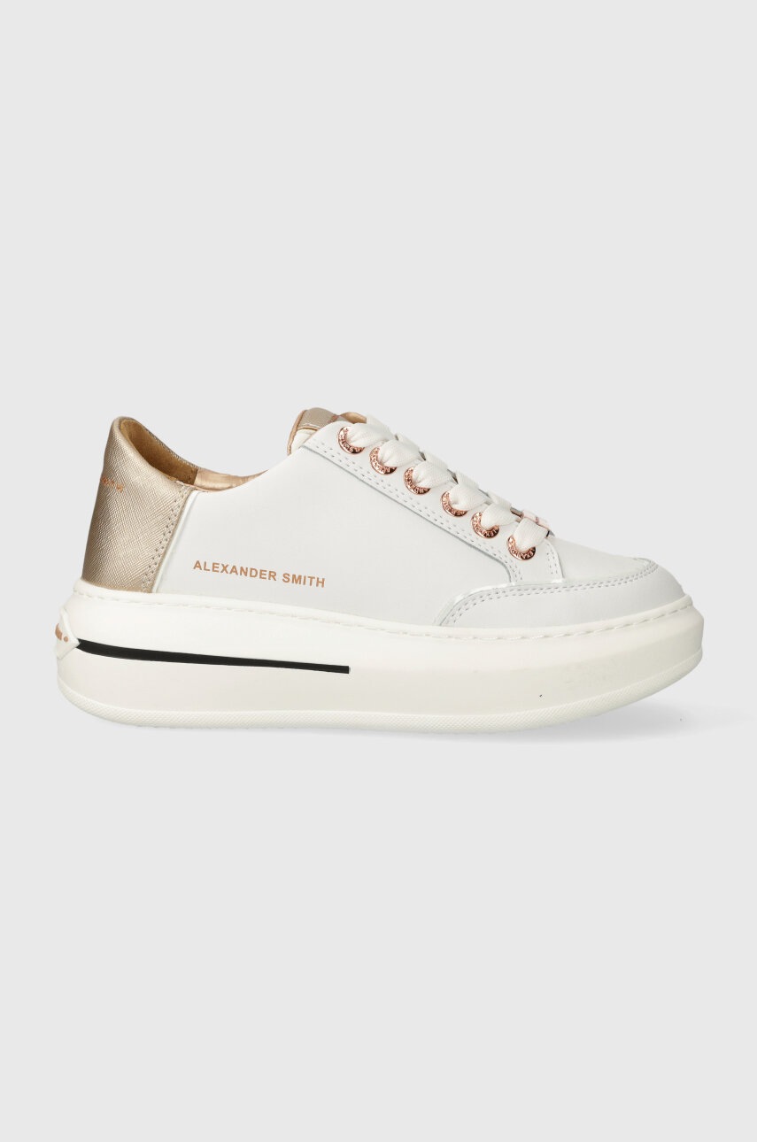 Alexander Smith sneakers Lancaster culoarea alb, ASAZLSW1806WCP