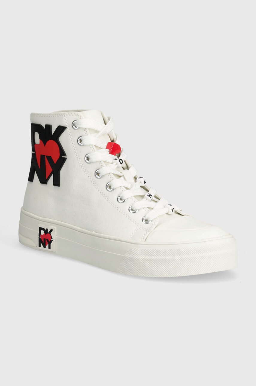 

Високи кецове Dkny Louisa в бяло K2478753, Бял