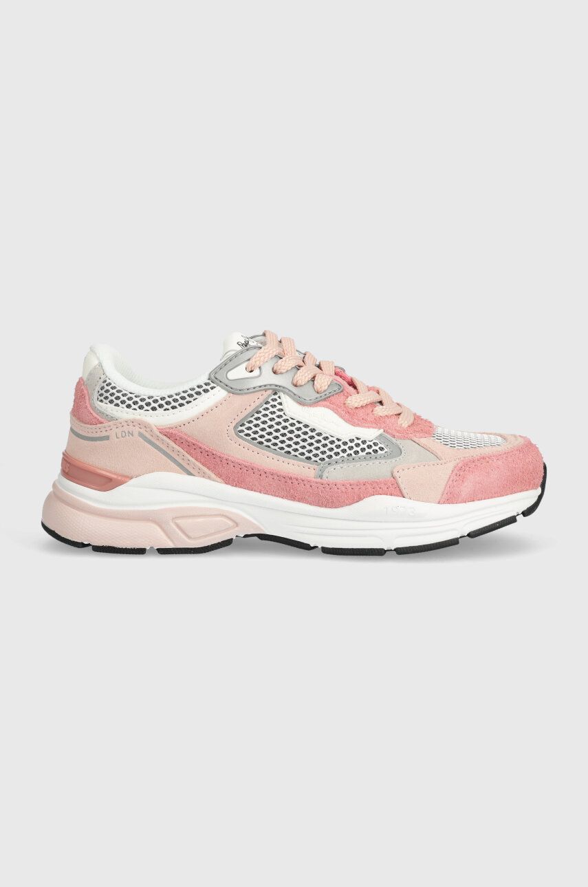 Levně Sneakers boty Pepe Jeans PLS60003 růžová barva, DAVE RISE W