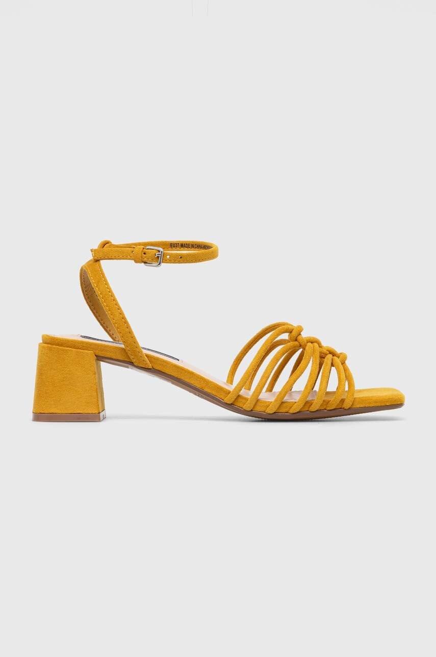 Pepe Jeans sandale PLS90665 culoarea galben, ZOE COLORS