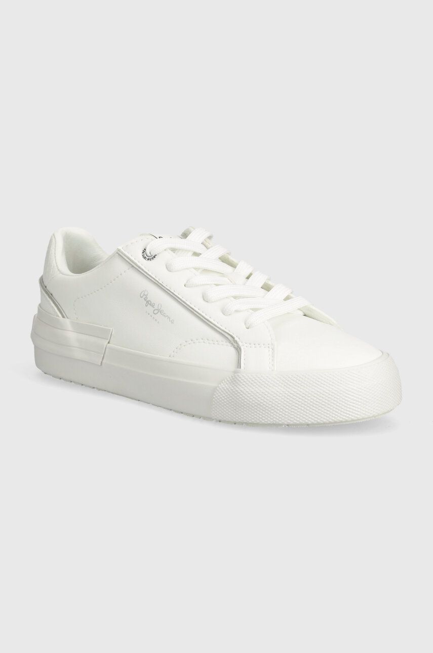 Levně Sneakers boty Pepe Jeans ALLEN BASIC W bílá barva, PLS31563