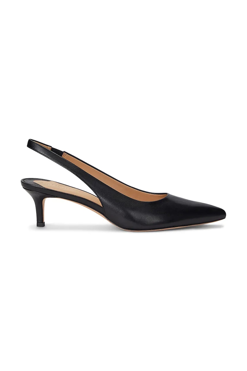 Lauren Ralph Lauren szpilki skórzane Lolah kolor czarny 802927937001