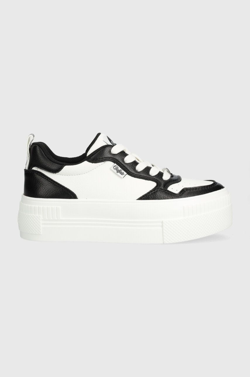 Buffalo sneakers Paired Court culoarea alb, 1636068