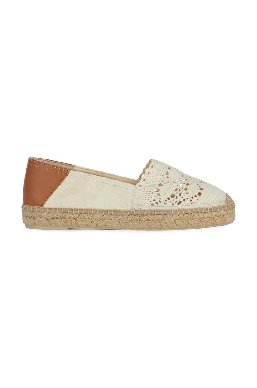 Geox espadrile D LAMPEDUSA culoarea bej, D45V0D 0DS10 C6738