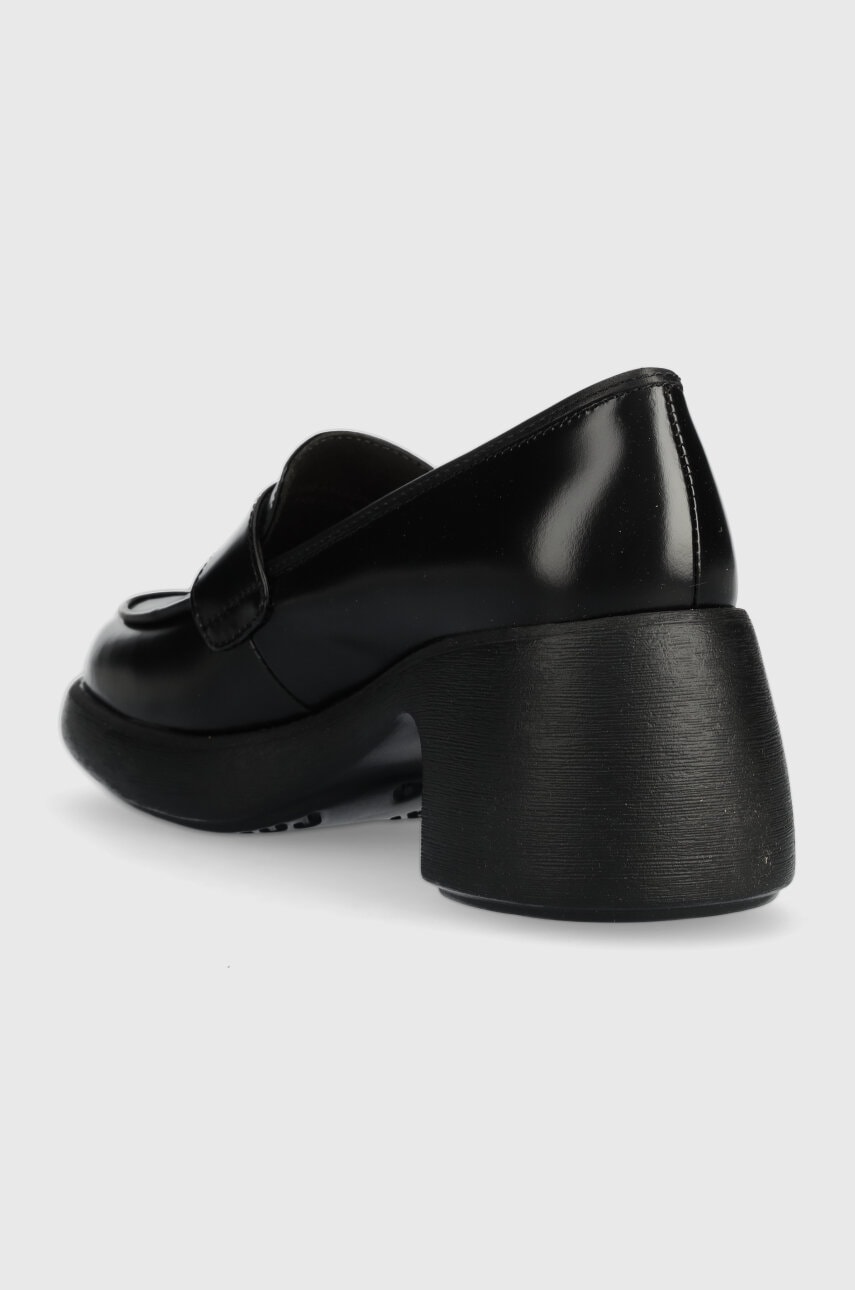 Camper bőr flip-flop Thelma fekete, magassarkú, K201292.016 termék 2. képe