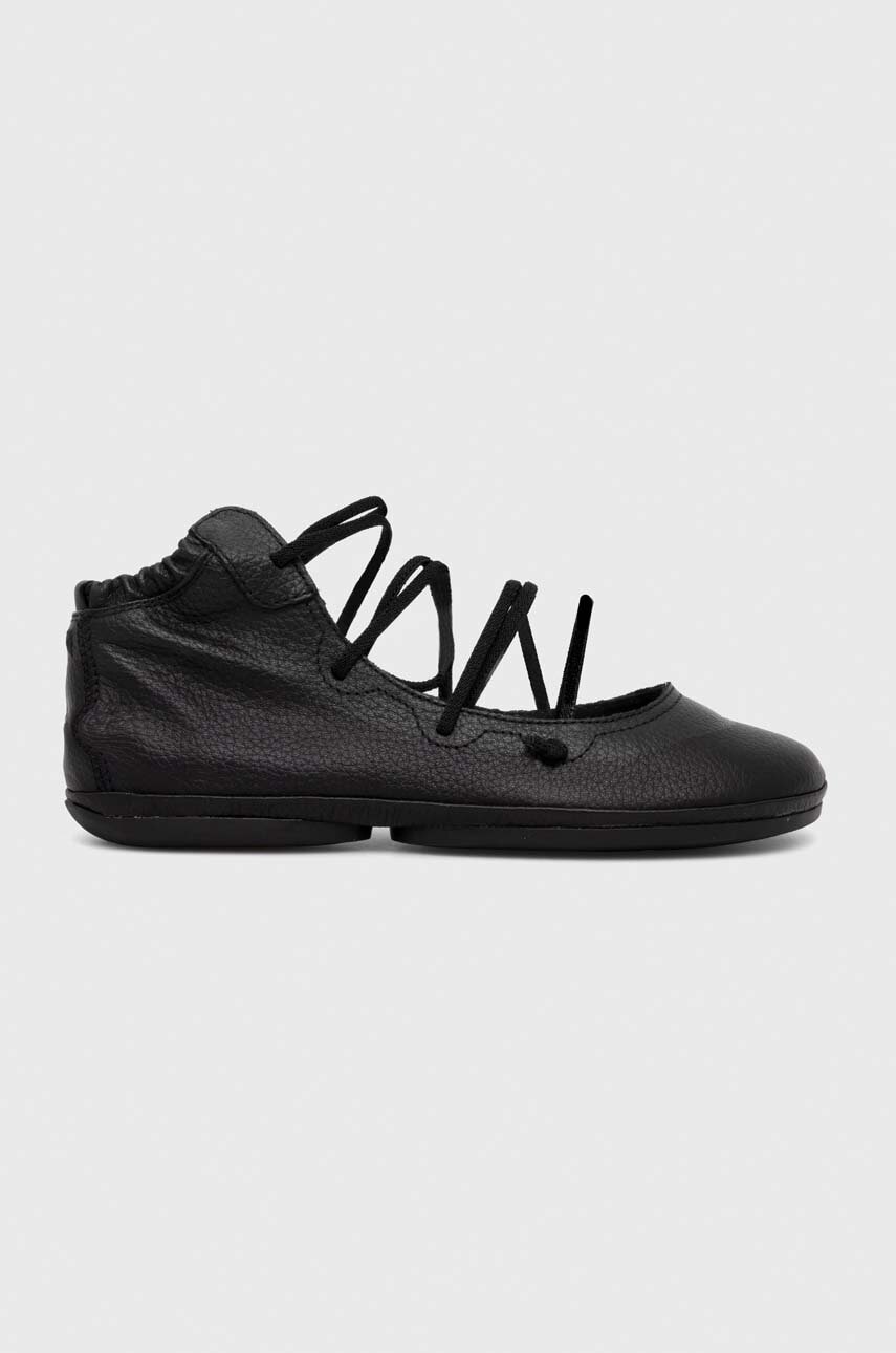 Camper balerini de piele Right Nina culoarea negru, K400194.029