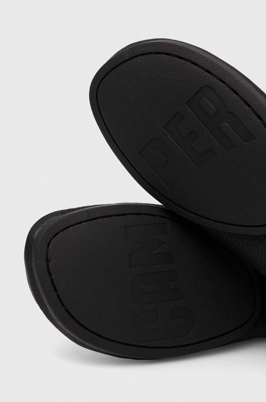 Δερμάτινες μπαλαρίνες Camper Right Nina χρώμα: μαύρο, K400194.029 φωτογραφία