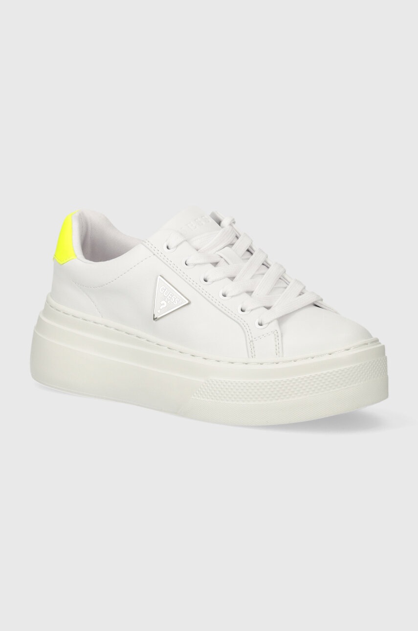 Levně Sneakers boty Guess AMERA bílá barva, FLGAMA ELE12