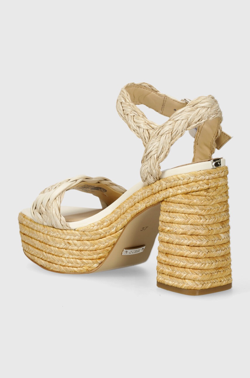 Сандалі Guess FOLLYN колір бежевий FLGFON ELE03 