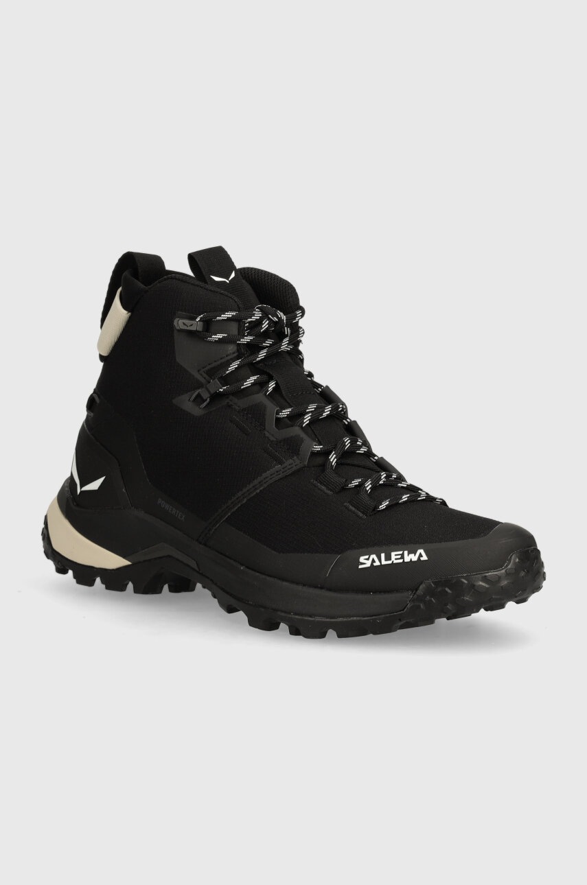 

Обувки Salewa Puez Mid Powertex в черно 00-0000061439, Черен